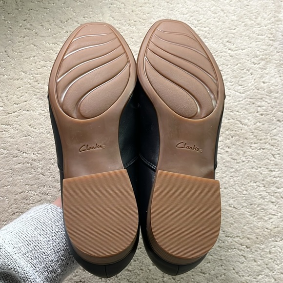 Clark’s Juliet Palm Flats Slip-On Shoes Black 9.5M - Picture 7 of 10